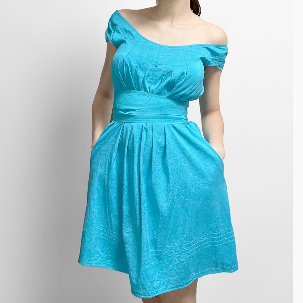 Calypso St Bart Silk Off the Shoulder Dress